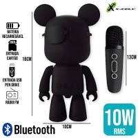 Caixa de Som Bluetooth 10W Urso XC-K2 X-Cell - Preta
